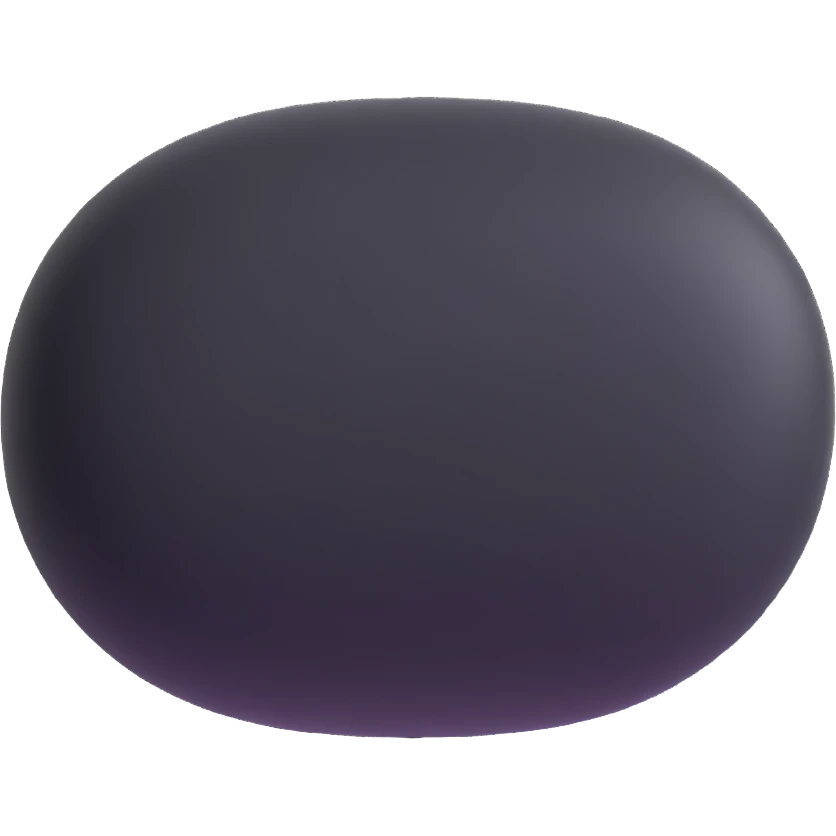 Coal ovoid, oval-shaped compressed coal fuel emoji