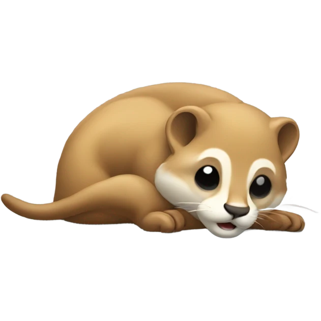 weasel passed out emoji