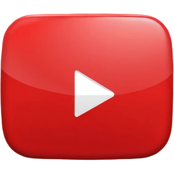 red YouTube logo emoji