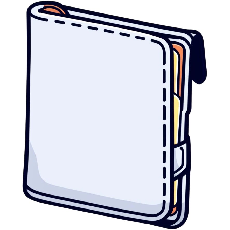 cute white wallet emoji