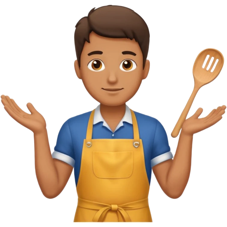 Guy cooking emoji