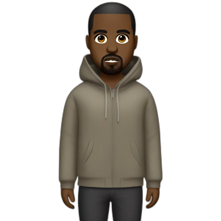 Kanye West rubber doll emoji