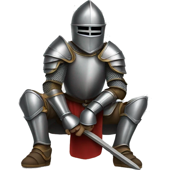 knight kneeling emoji