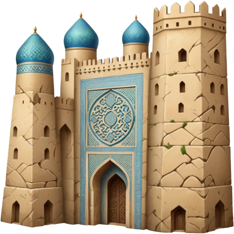 samarkand city walls, no frame emoji