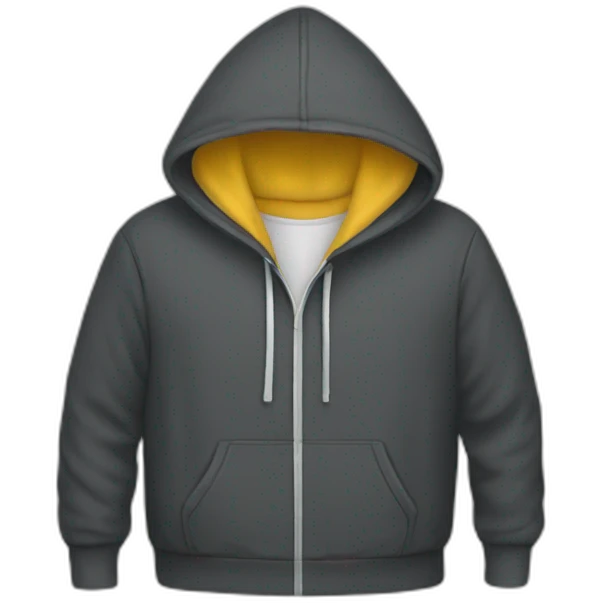 hoodie without person emoji