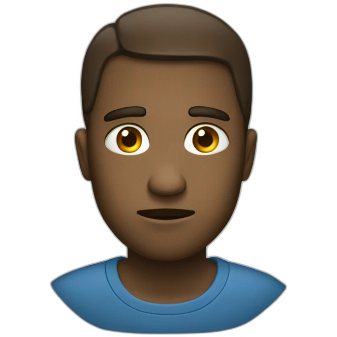 Un emojis triste emoji