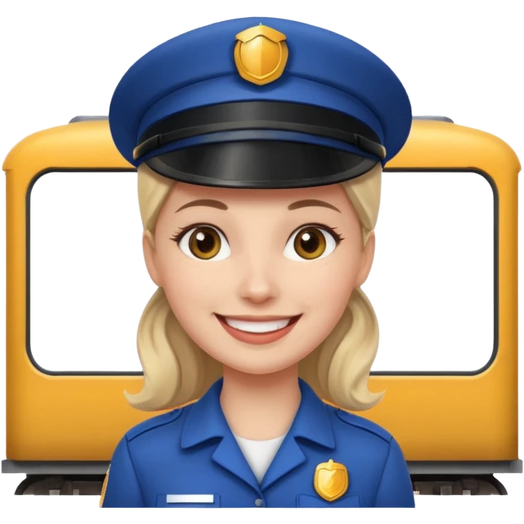 female train driver emoji