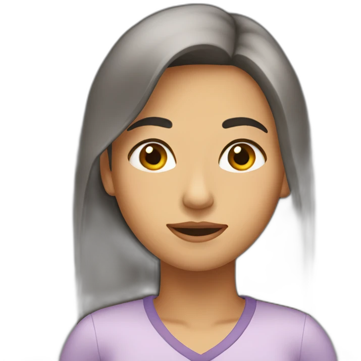 Cara femenina expresando sueño emoji