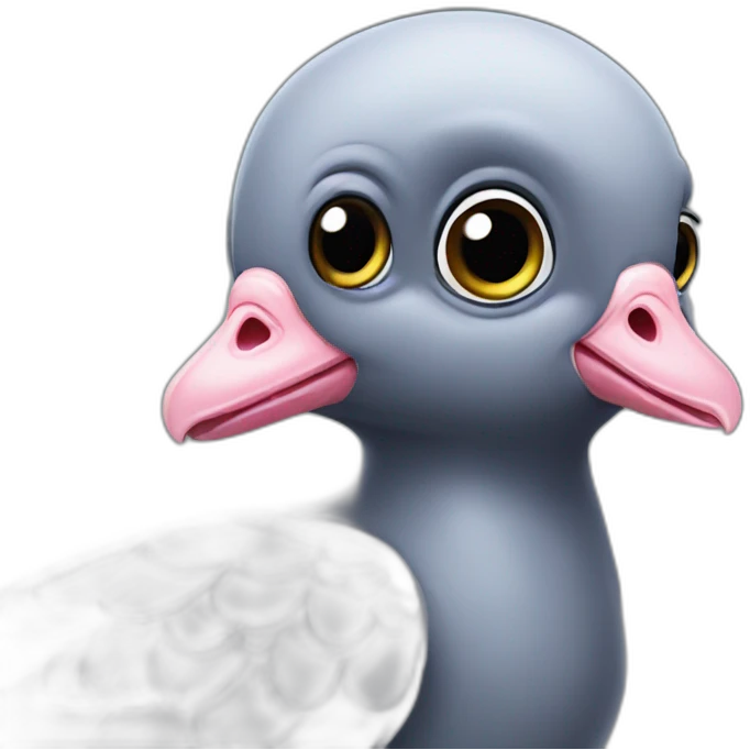 hairless pigeon baby emoji