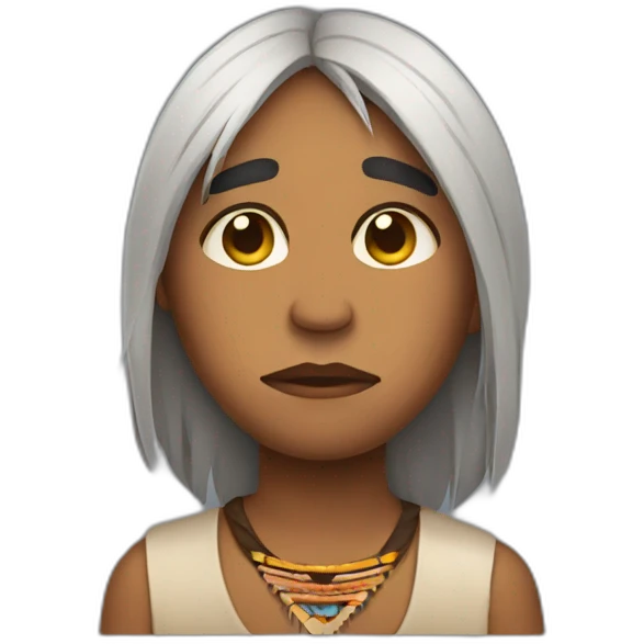 indigenous sad emoji emoji
