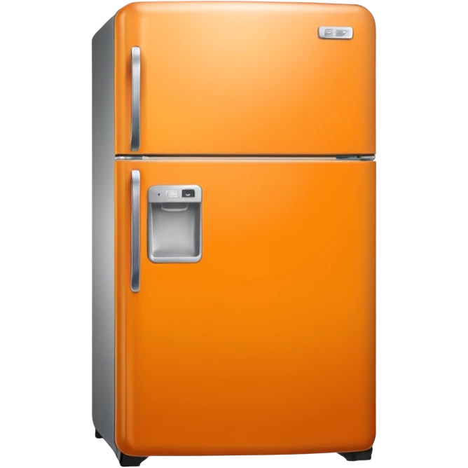 Hi refrigerator ! 
light orange color  emoji