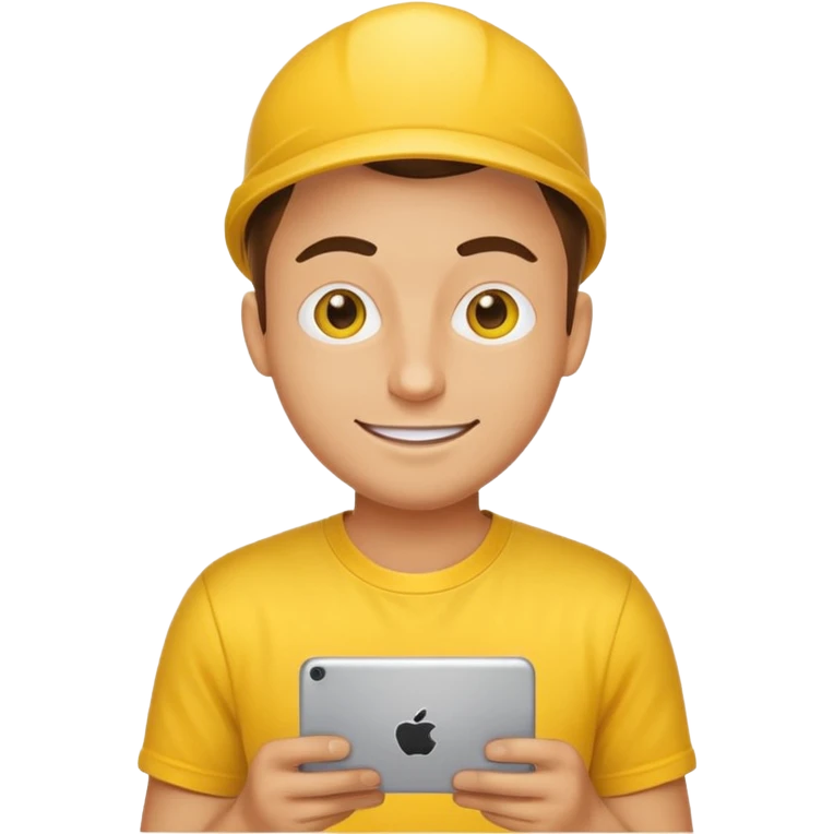 a cool programmer yello smiley emoji