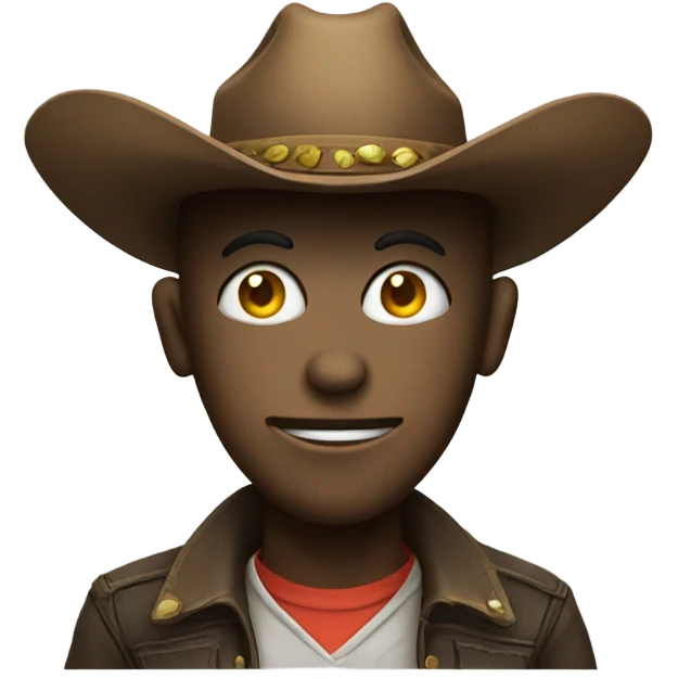 Alien with a cowboy hat  emoji