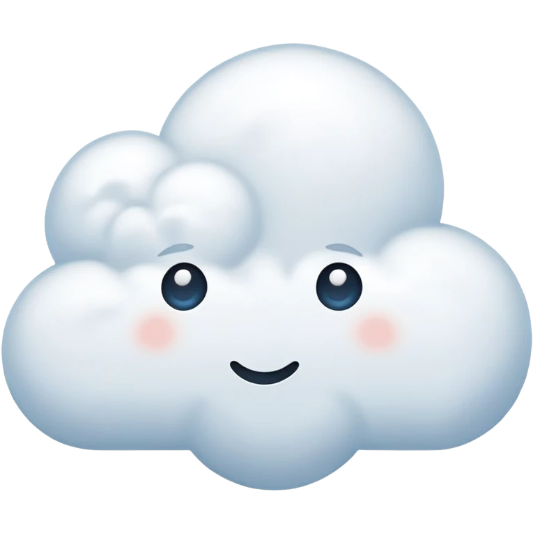 cloud shape emoji