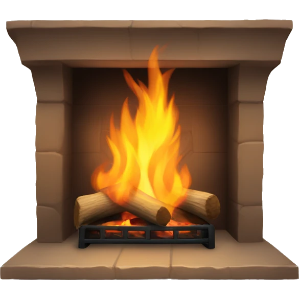 cozy fire place emoji
