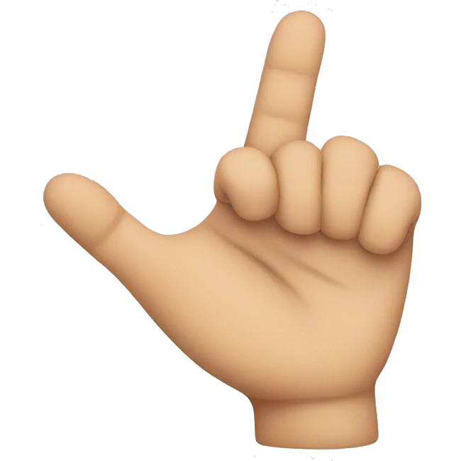 broken thumb emoji