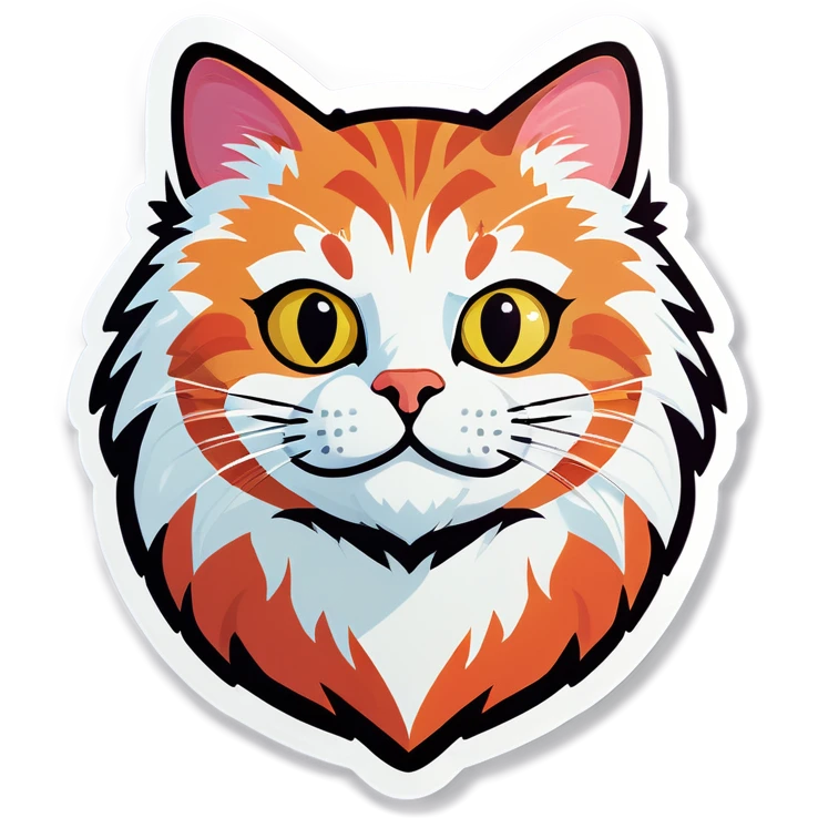 cat with real face emoji