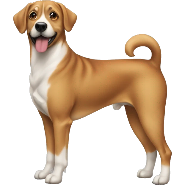 I want a dog who has a big bum emoji