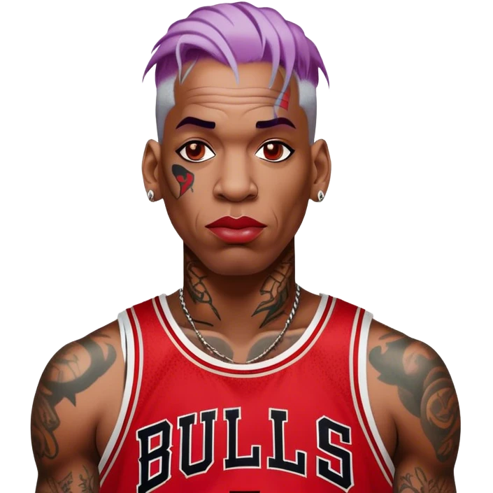 Dennis Rodman Chicago bulls emoji