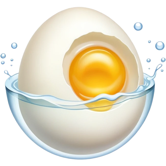 boiling egg in water emoji