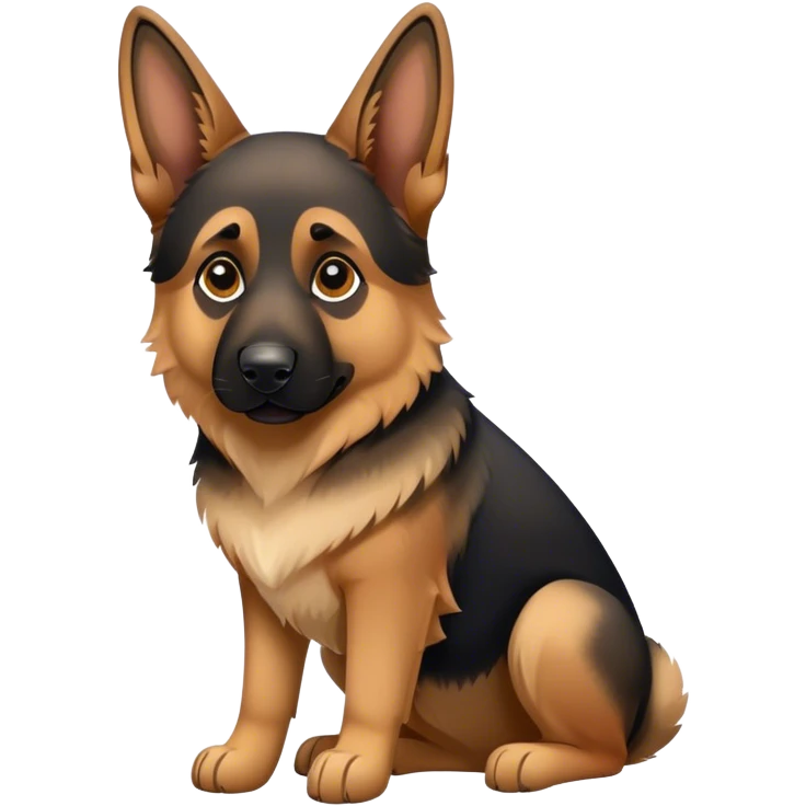 German shepherd  emoji