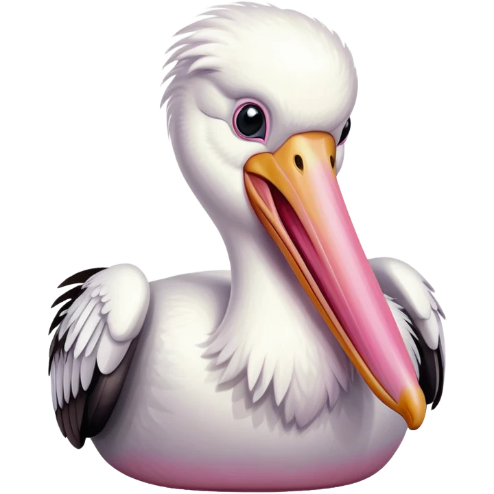 pelican-pink-mouth emoji