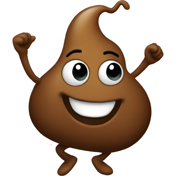 dancing poop emoji