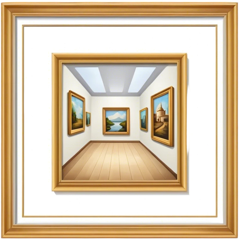 An art gallery emoji