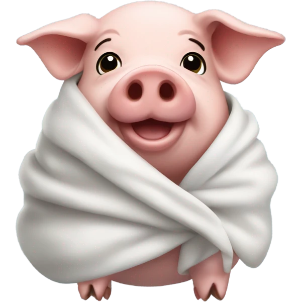 Pig in blanket  emoji