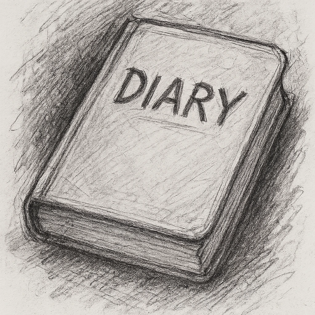 a pink diary emoji