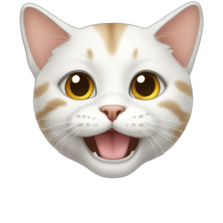 Cat with cerebal palsy emoji
