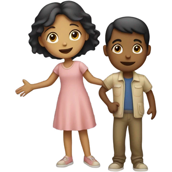Girl with Boy Hand on Hand  emoji