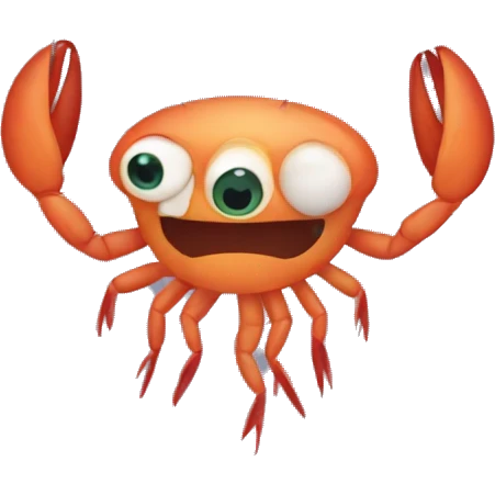 frightened shrimp emoji