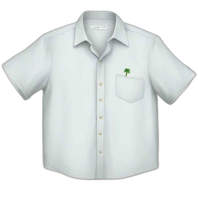 Shirt with palm trees emoji