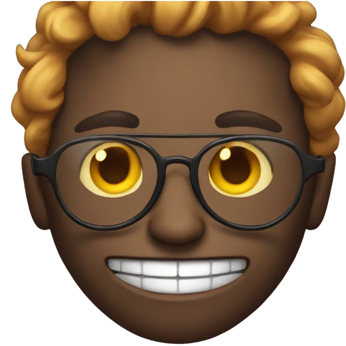 Demon with glasses  emoji