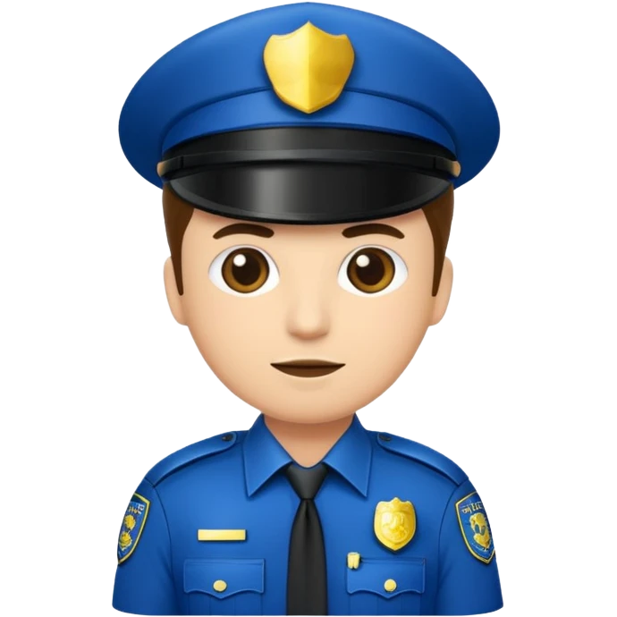 fancy police officer emoji