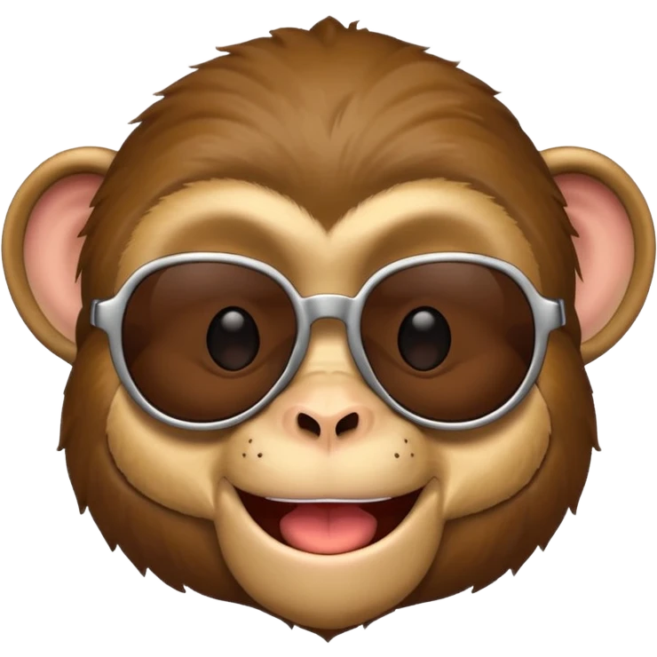 Monkey wearing sunglasses  emoji
