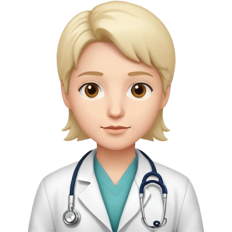 doctor with stethoscope emoji