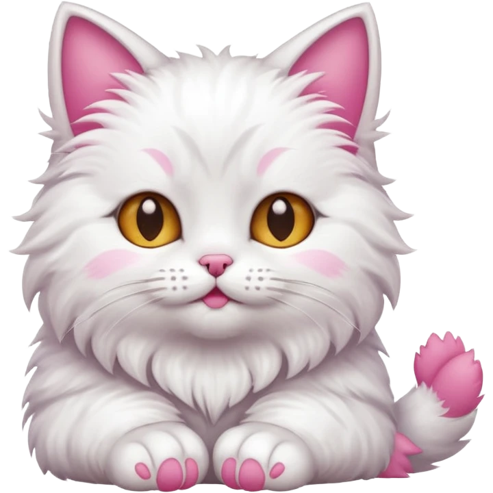Cute Cat Hygiene emoji