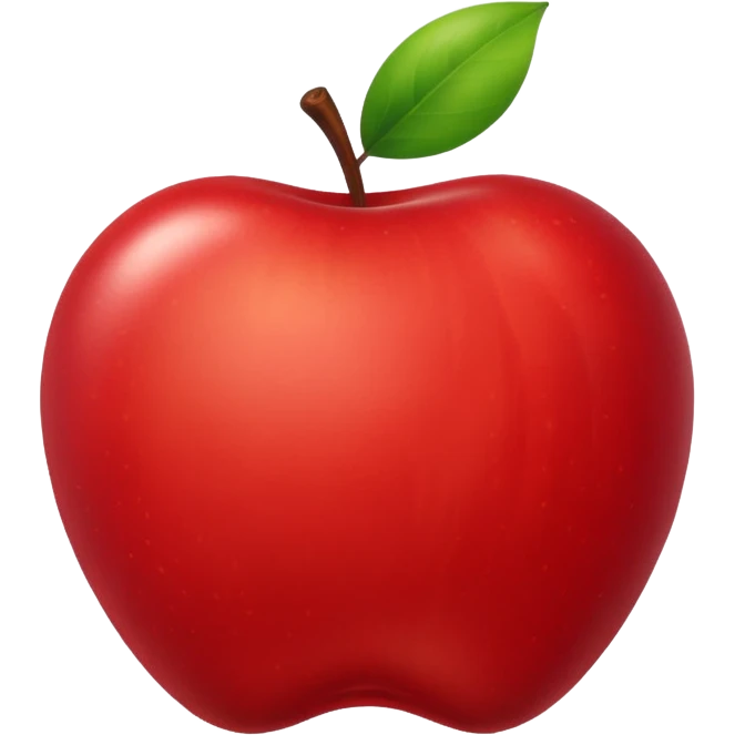 Red apple  emoji
