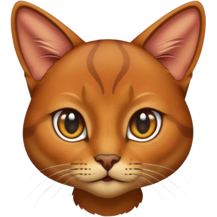 abessinier katze @Emoji emoji