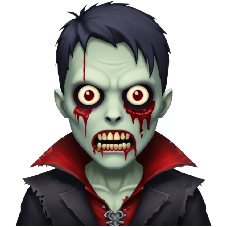 Zombie vampire emoji