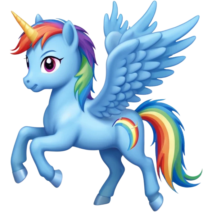 Rainbow dash emoji