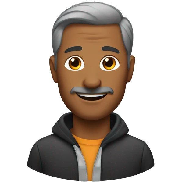 A man with a Dachshund  emoji