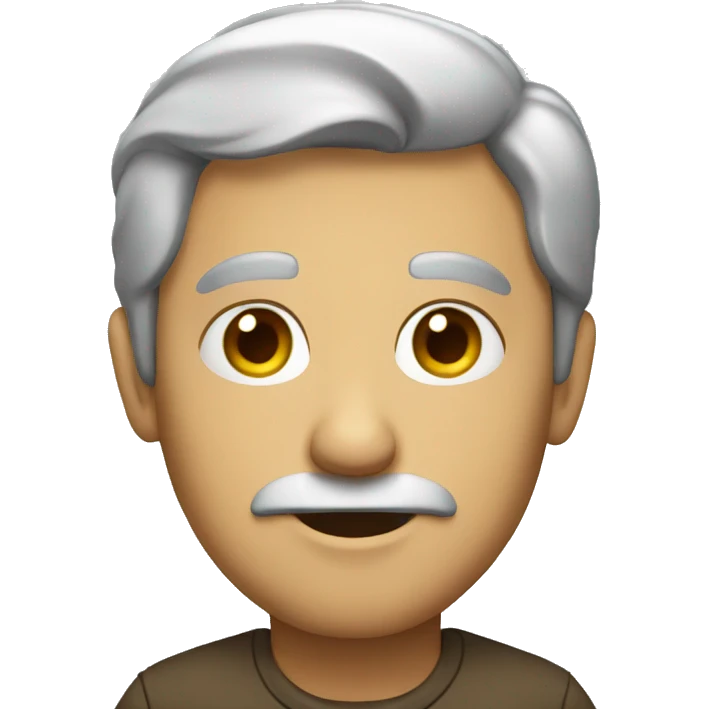 a man plotting emoji