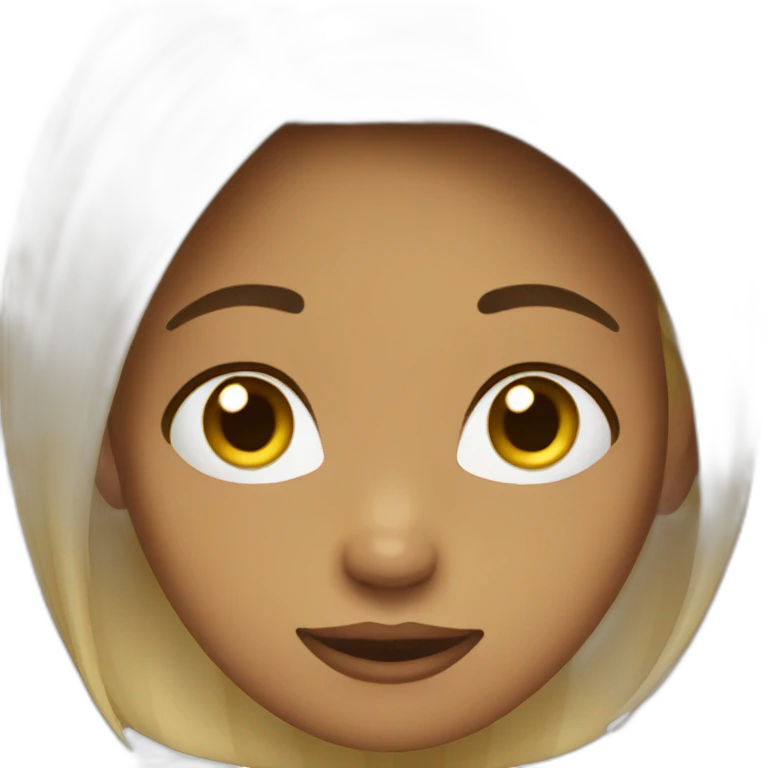 Une fille cute emoji