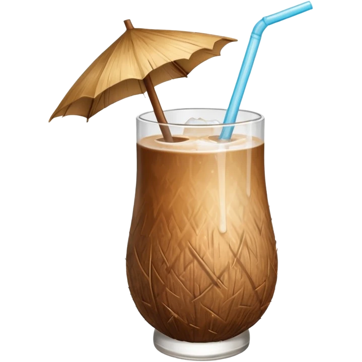 coconut drink summer vibe emoji
