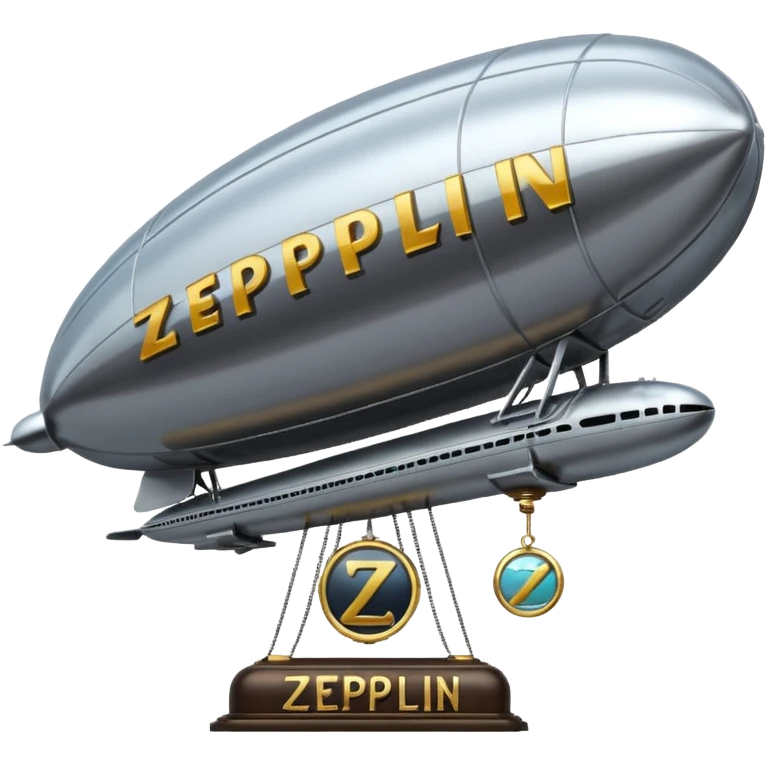 create a zeppelin on there stands the world is yours like in scarface emoji