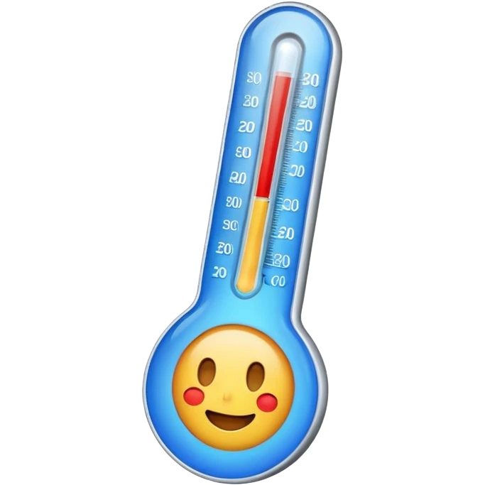 emoji with thermomether emoji