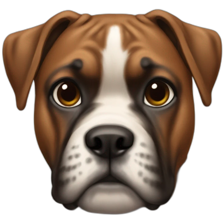 Boxer chien emoji